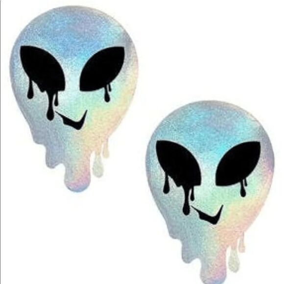 Holographic alien pasties - Picture 3 of 3